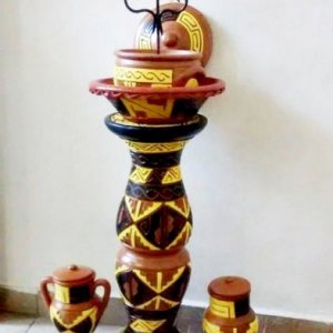 ASSENTAMENTO BESSEN MARAJOARA + PEDESTAL 40 CM