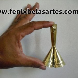 MINI ADJÃ METAL DOURADO - 8 cm