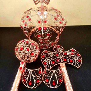 JOGO XANGO ARAMADO METAL COBRE