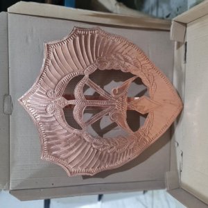 ESCUDO DE ORIXÁ OBA EM COBRE