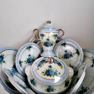 IBÃ PORCELANA GRANDE IMPERIAL SUPER LUXO 10 PEÃ‡AS