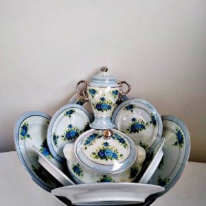 IBÃ PORCELANA GRANDE IMPERIAL SUPER LUXO 10 PEÃ‡AS